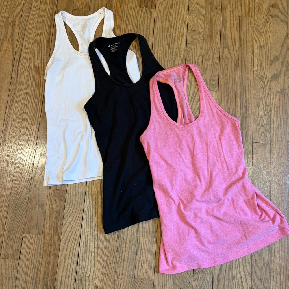 Champion Women's Tank Tops - White, Black, Pink